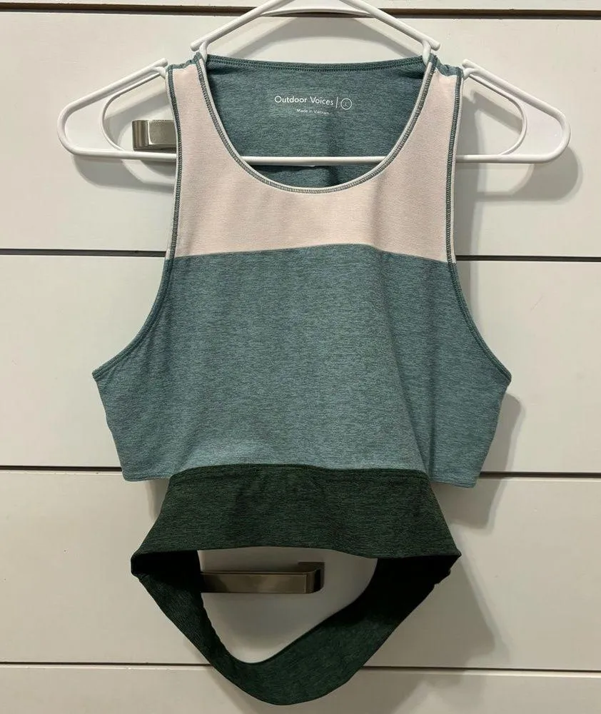 Outdoor Voices Stripe Sports Bra - Image 2