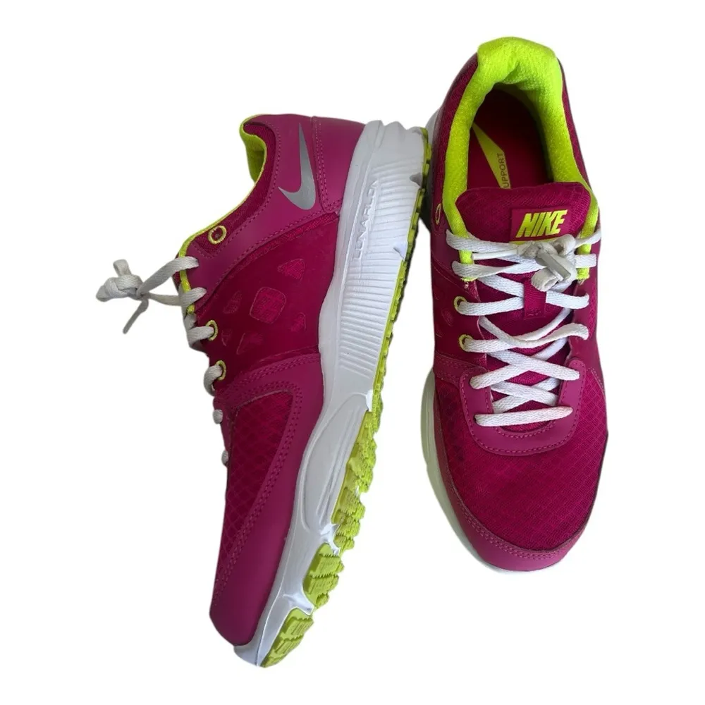 Nike Women's Lunar Forever Lunarlon Neon Pink Athletic Shoes 488164-600 Size 8.5 - Image 5