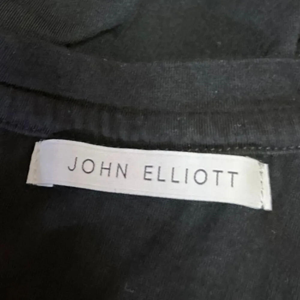 John Elliot Black Crew Neck Short Sleeve Casual Tunic Tee T - Image 7