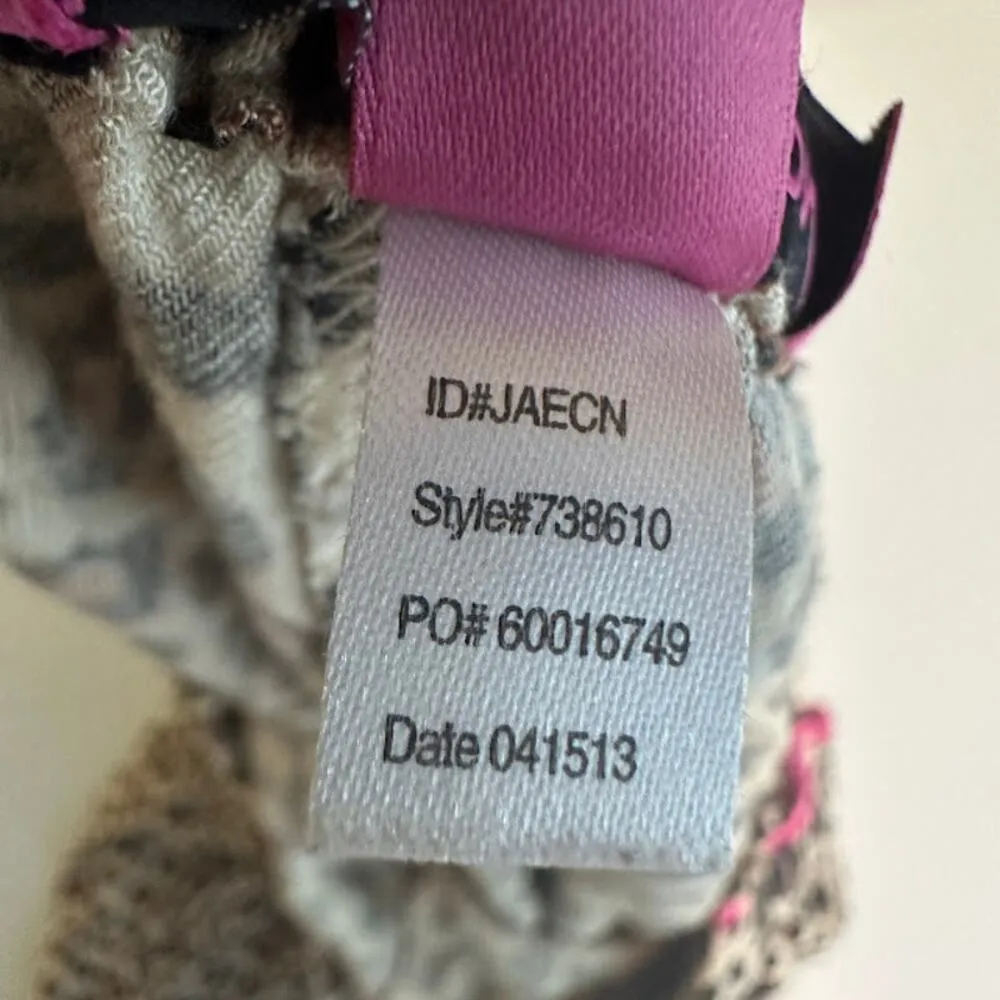 Betsey Johnson Intimates Leopard Print Pajama Pants Size S Pull On Loungewear‎ - Image 5