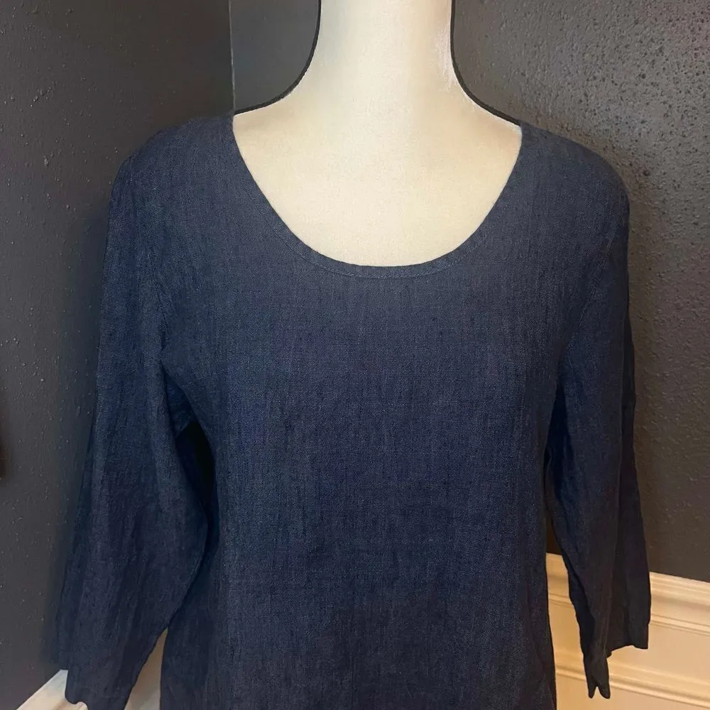 Flax Linen Soft Tunic - Image 3