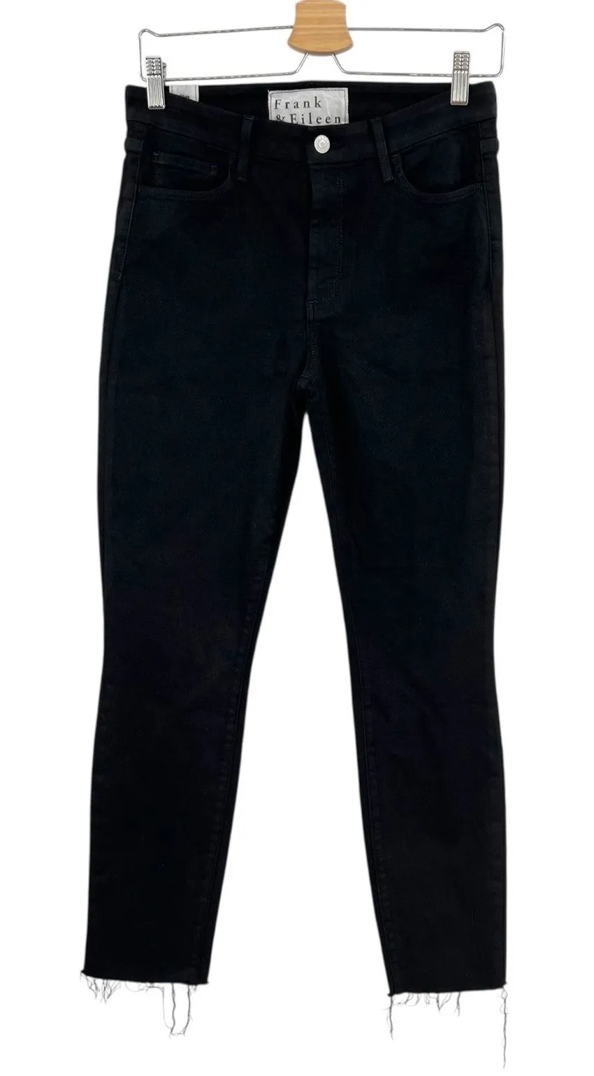 Frank & Eileen Sligo Jeans Glitter Italian Waxed Denim Black Size 28 - Image 1