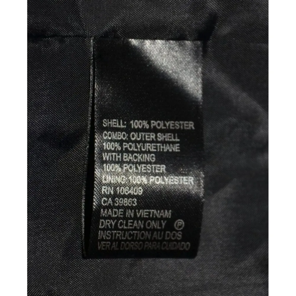 NWT Tahari Arthur Levine 14W Purple Open Tweed Blazer Jacket Faux Leather Trim - Image 9