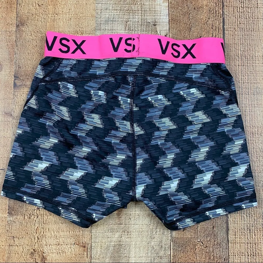 Victoria’s Secret Small VSX Sport The Player Hot Shorts 80’s Abstract Print - Image 3