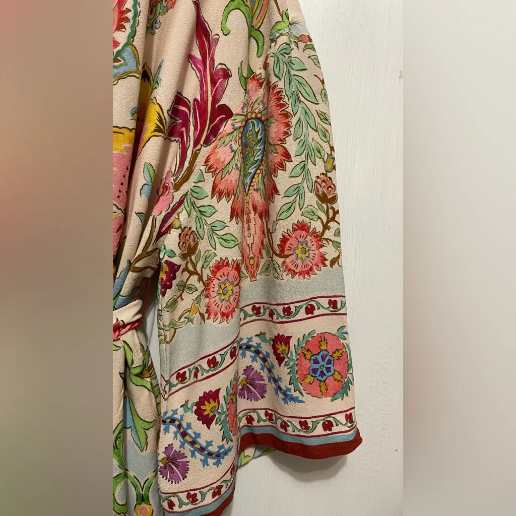 ZARA  Multicolor Patterned Robe - Image 9