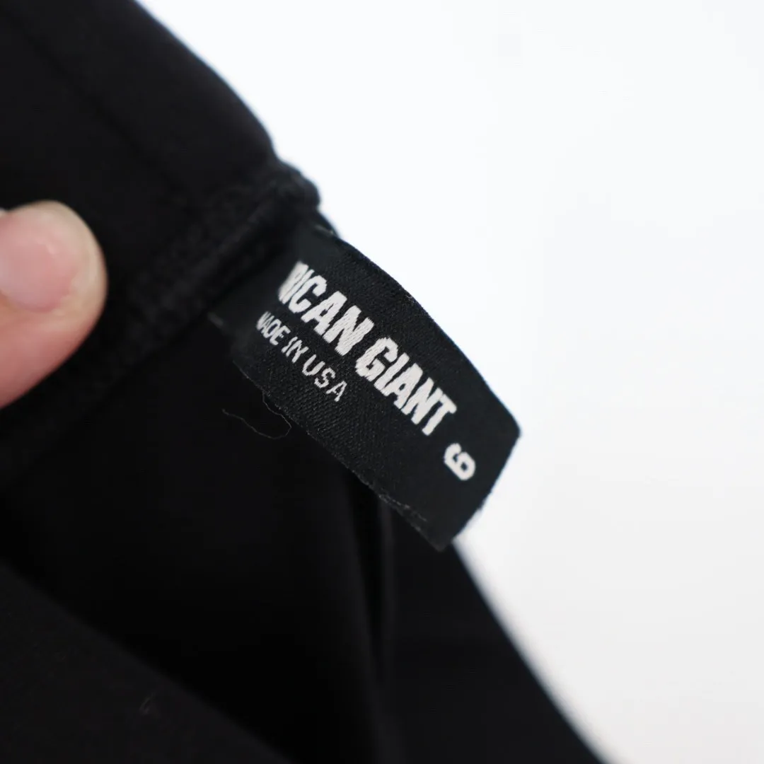 American Giant Black Bootcut Leggings Pants Womens Size 6 Made in USA - Image 3