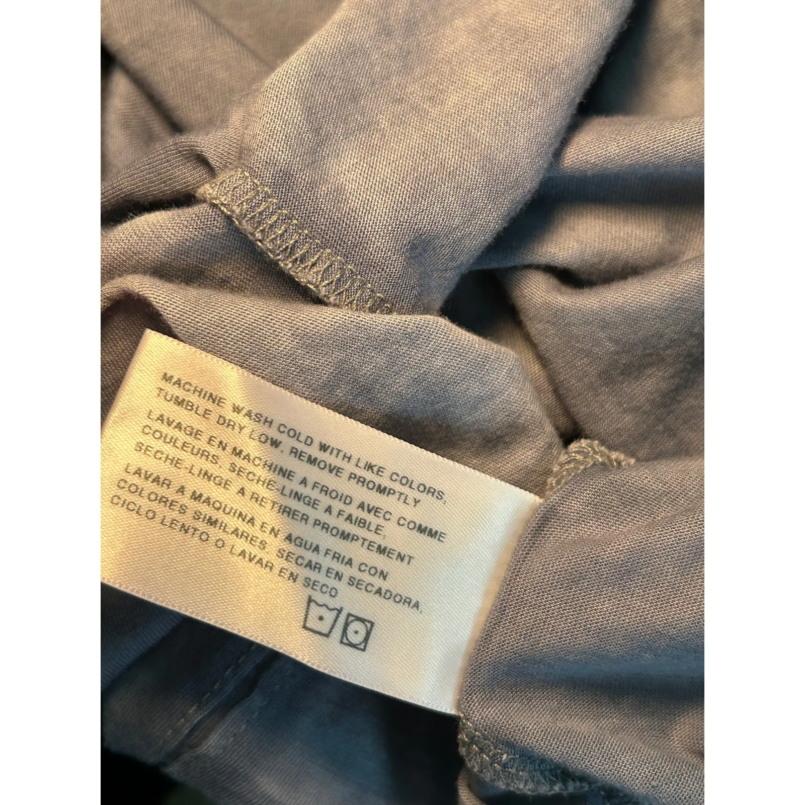 AG Adriano Goldschmied Lexi Blue Scoop Neck‎ Tank Top Size Large - Image 6