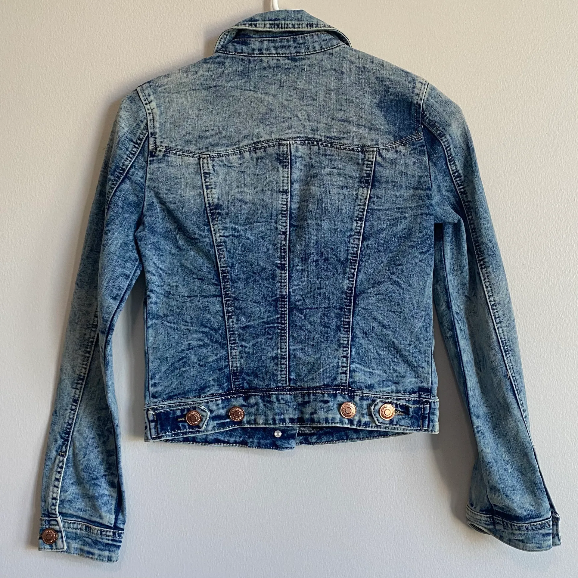 Acid Wash Jean Jacket  - Image 6