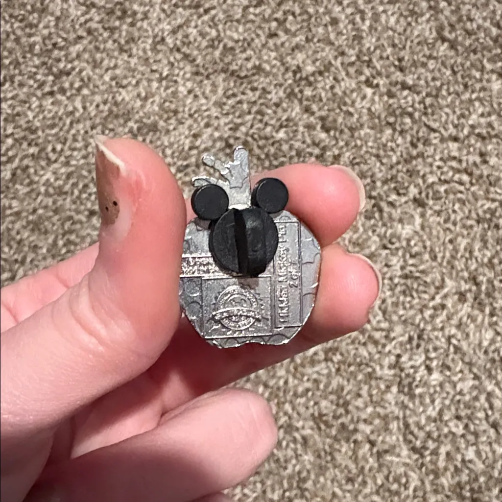 Disney Olaf Trading Pin Hidden Mickey Apple Lapel Pin Snowman Character Pin - Image 2