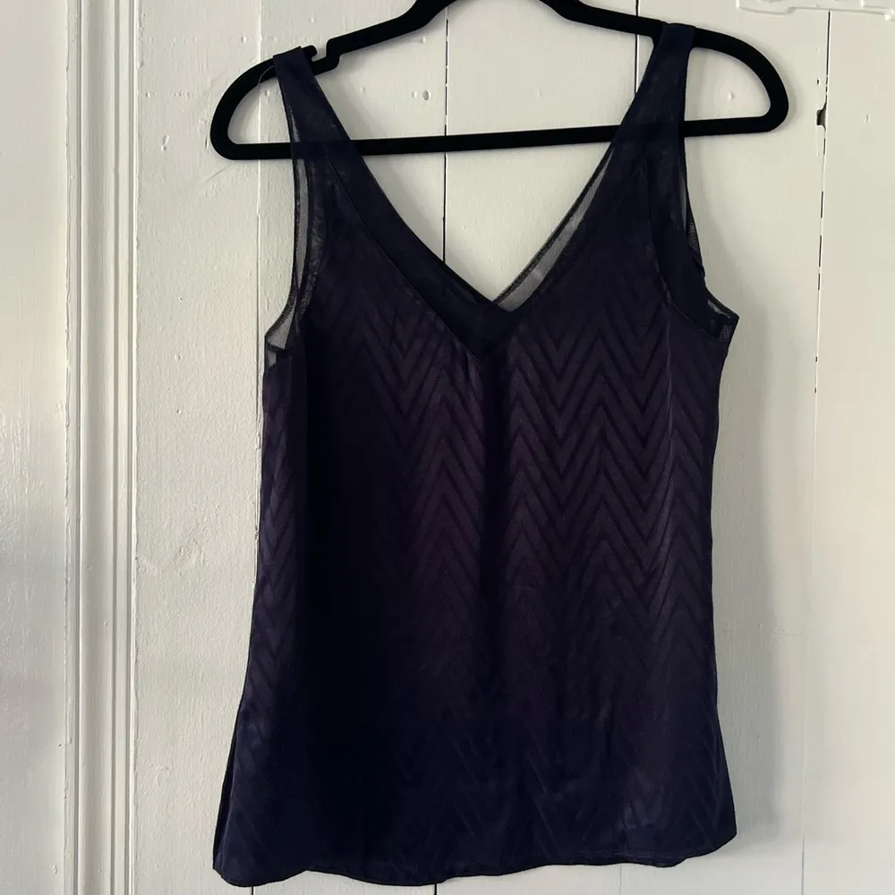 Ted Baker Piiaa Satin Sleeveless Navy Cami Top Size 1 - Image 7