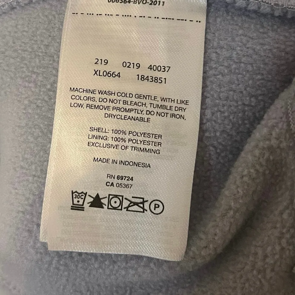 Columbia‎ Light Gray Zip Up Jacket Size Medium - Image 6