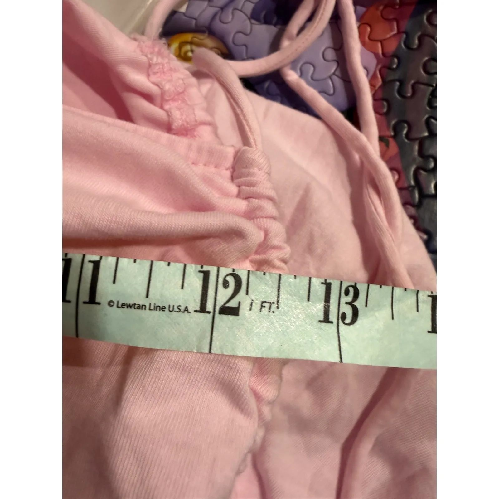 FP Beach Pink Ruched Gathered Spaghetti Strap Mini Dress Womens M - Image 5