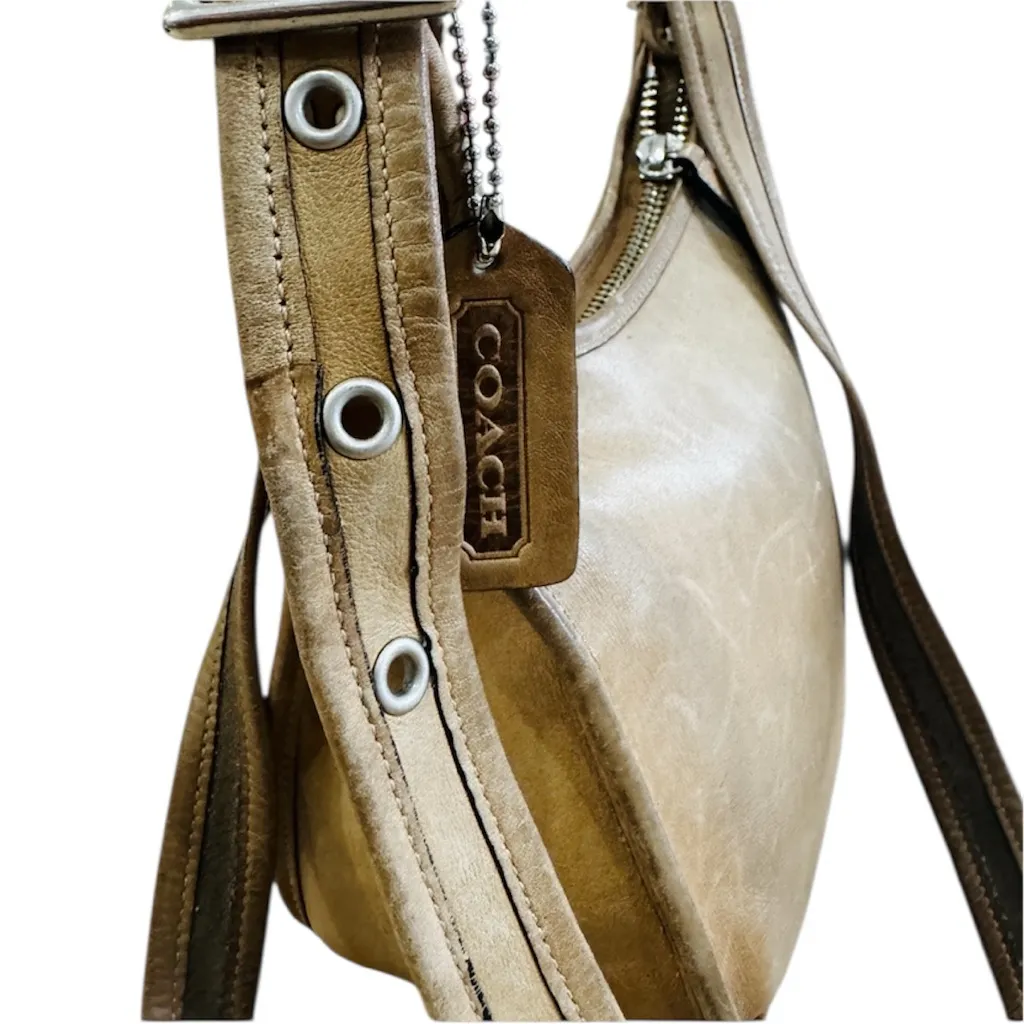 Coach vintage Janice Legacy #9950 shoulder bag in tan leather - Image 8