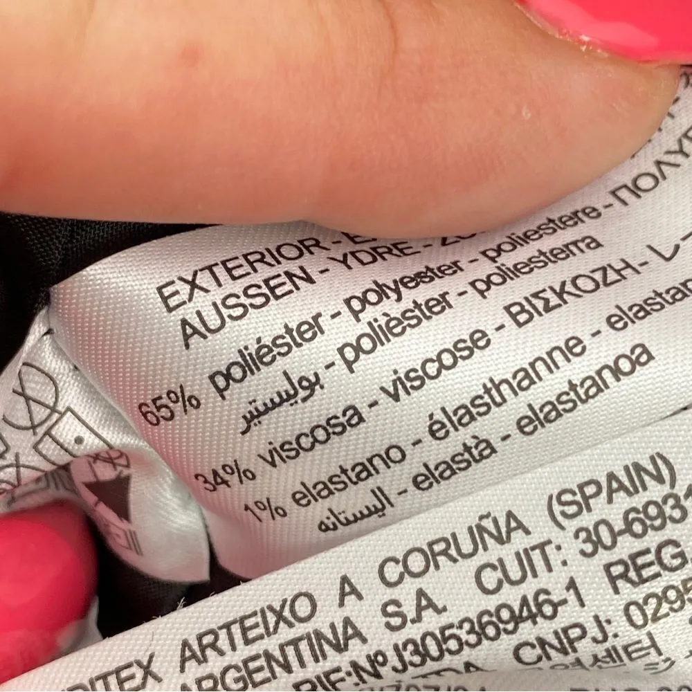 Zara‎ Plaid Blazer Jacket Black White Tan 2 - Image 10