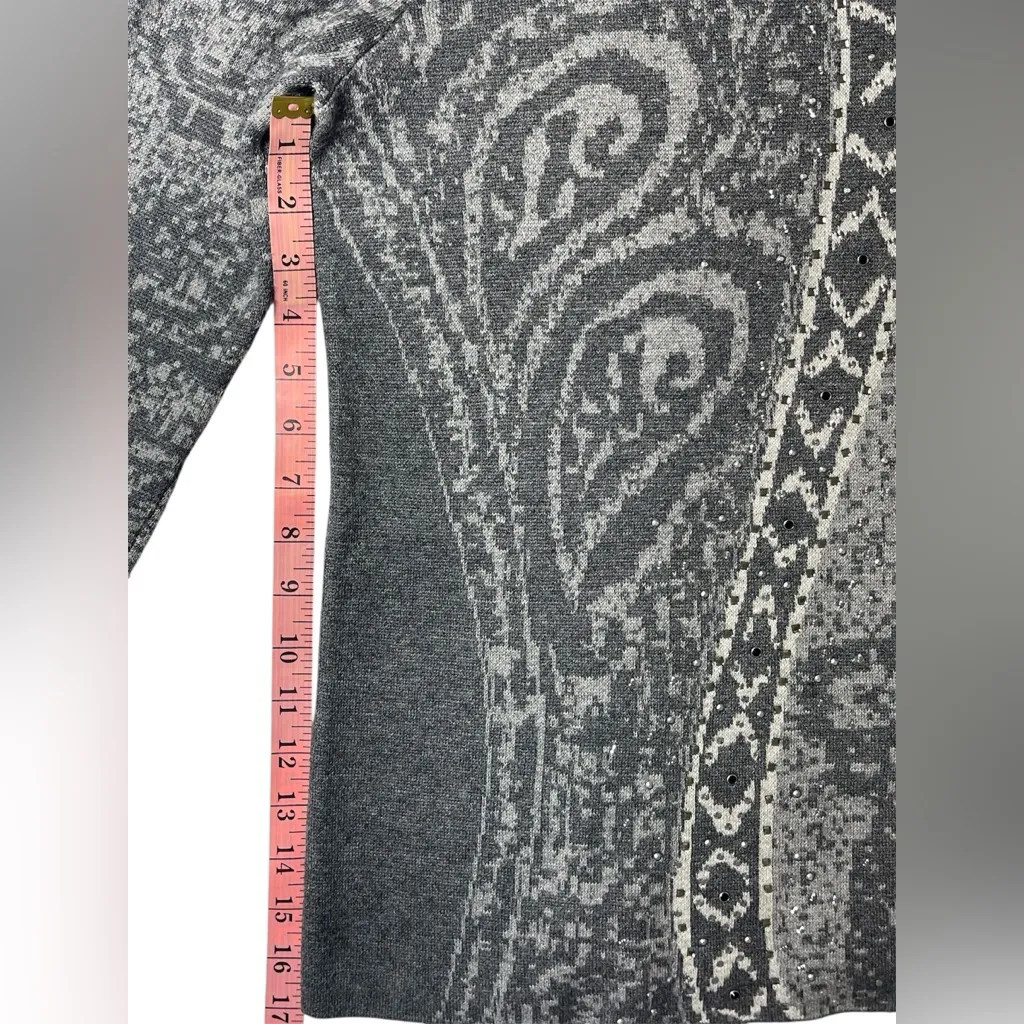 Chico's Ishani Gray Sweater Excellent Condition Women’s Size 0 - Image 6