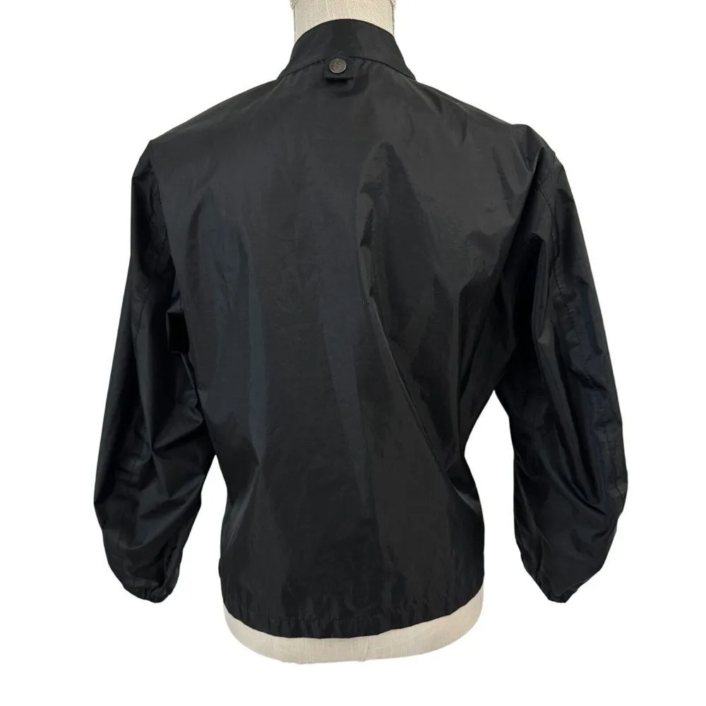 Joe Rocket Motorcycle Windbreaker Jacket Womens Sz S Black Full Zip Outdoor Moto - Image 2
