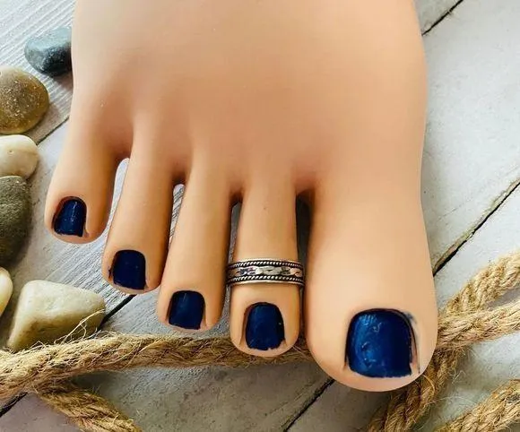 Bali Design Sterling Silver Toe Ring Midi Ring - Image 2