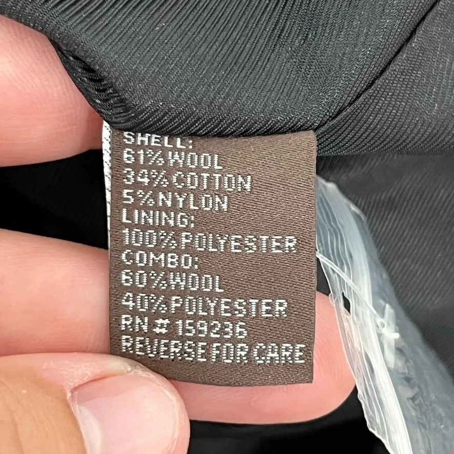 J Mclaughlin‎ Warrington Blazer Jacket 0 NWT $348 Gray Wool Houndstooth Jacquard - Image 7