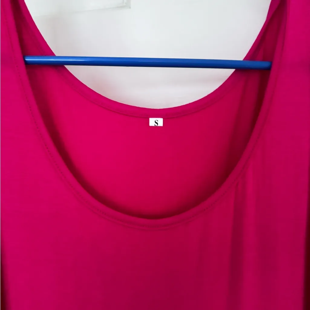 NWT Hot Pink Maxi dress, Small - Image 3