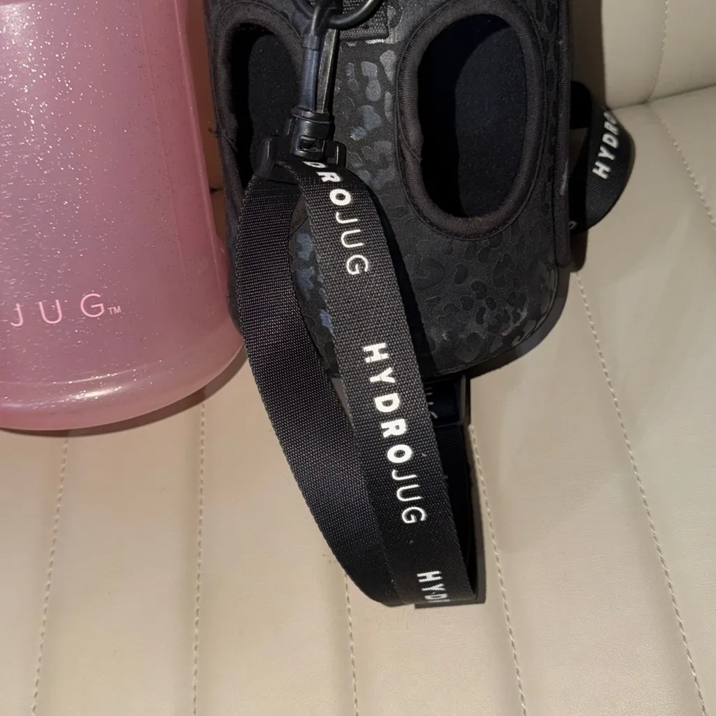 Hydrojug OG black cheetah Sleeve LIMITED EDITION Rare with Sparkle Jug - Image 8