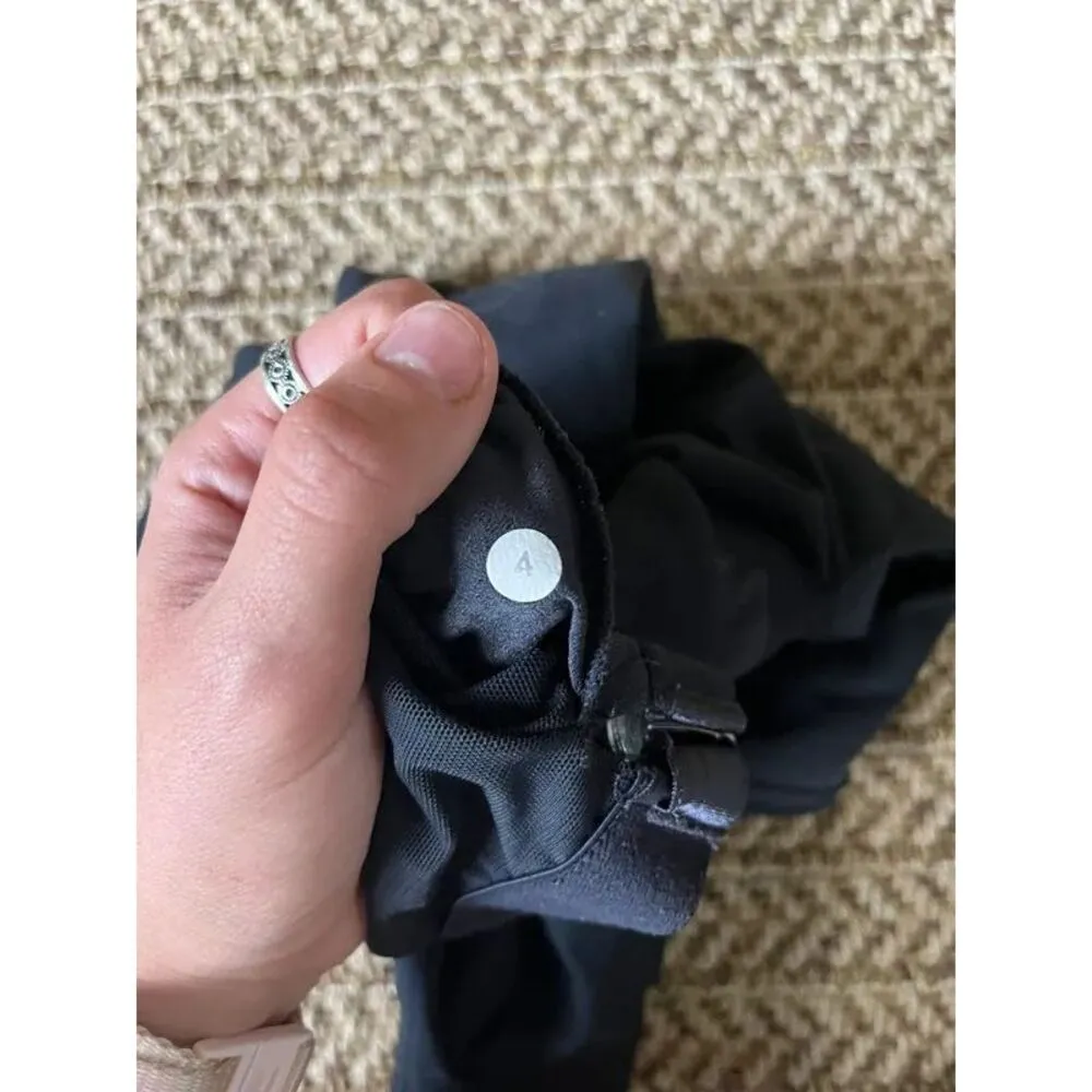 Womens Lululemon Athletica Black Strappy Racerback Sport Workout Tank Top Size 4 - Image 4