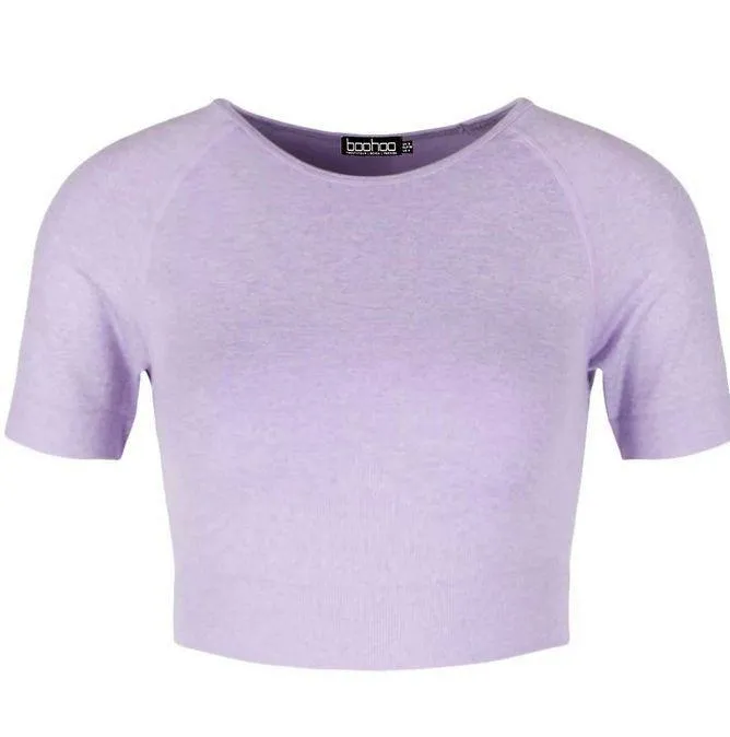 Boohoo Seamless Gym Crop Top - Image 2