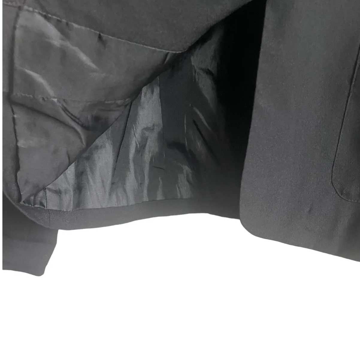 Eric + Lani Women Blazer Jacket S Black Button Closure Career‎ Officewear Event - Image 4