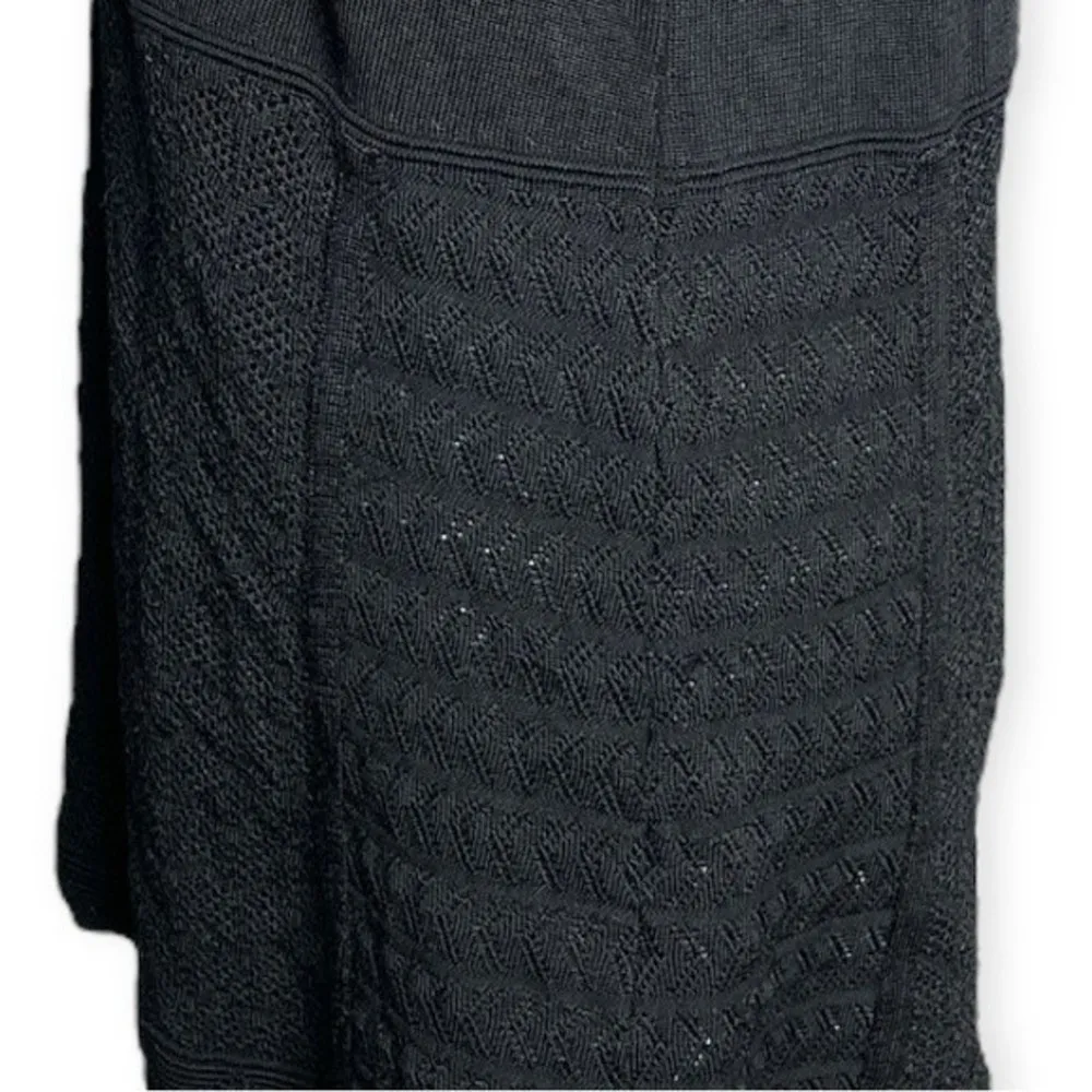 White House Black Market Oversized Tank Sweater Black Size Small - Image 6