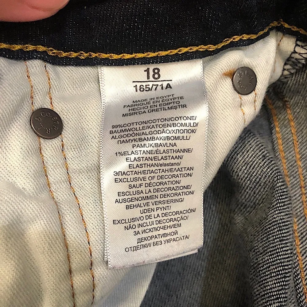 Polo Ralph Lauren #18‎ The Hampton Straight Denim Blue Size undefined - Image 11