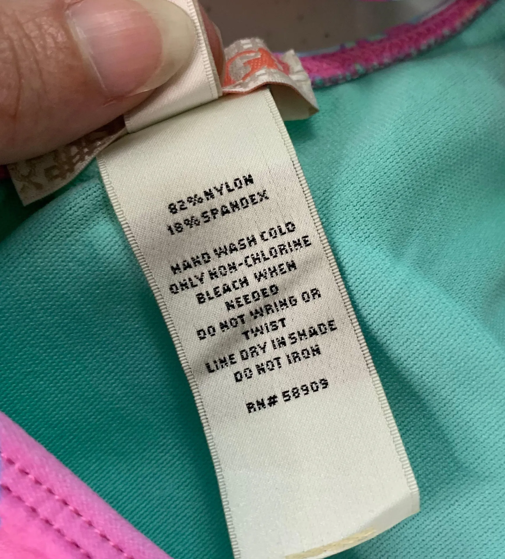 GB Purple Tropical Bikini Top Medium - Image 9