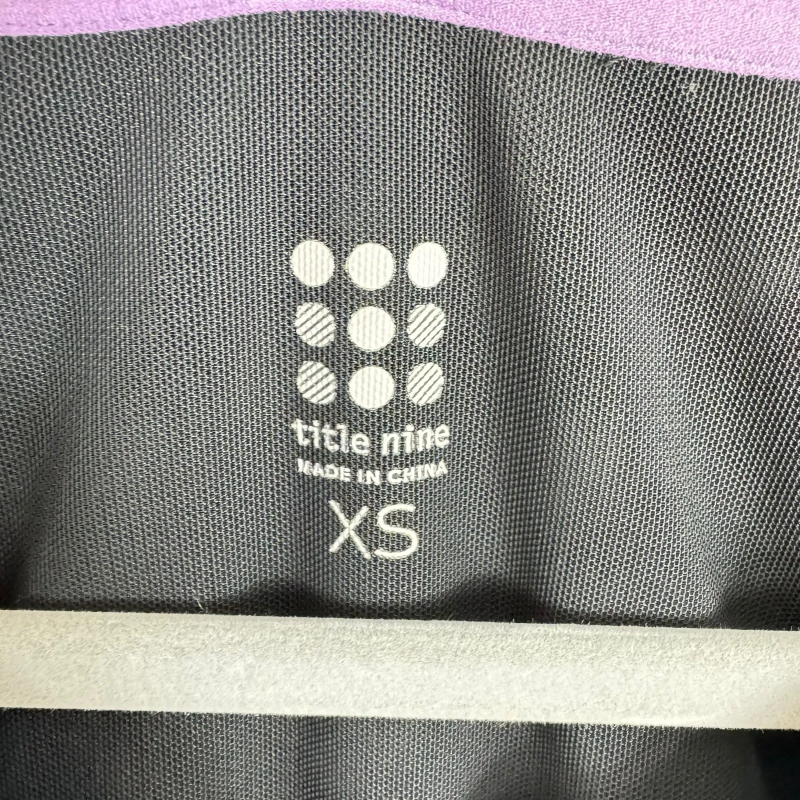 Title Nine Diamalete Floral Black White Sleeveless Stretchy Athletic Dress Sz XS - Image 6