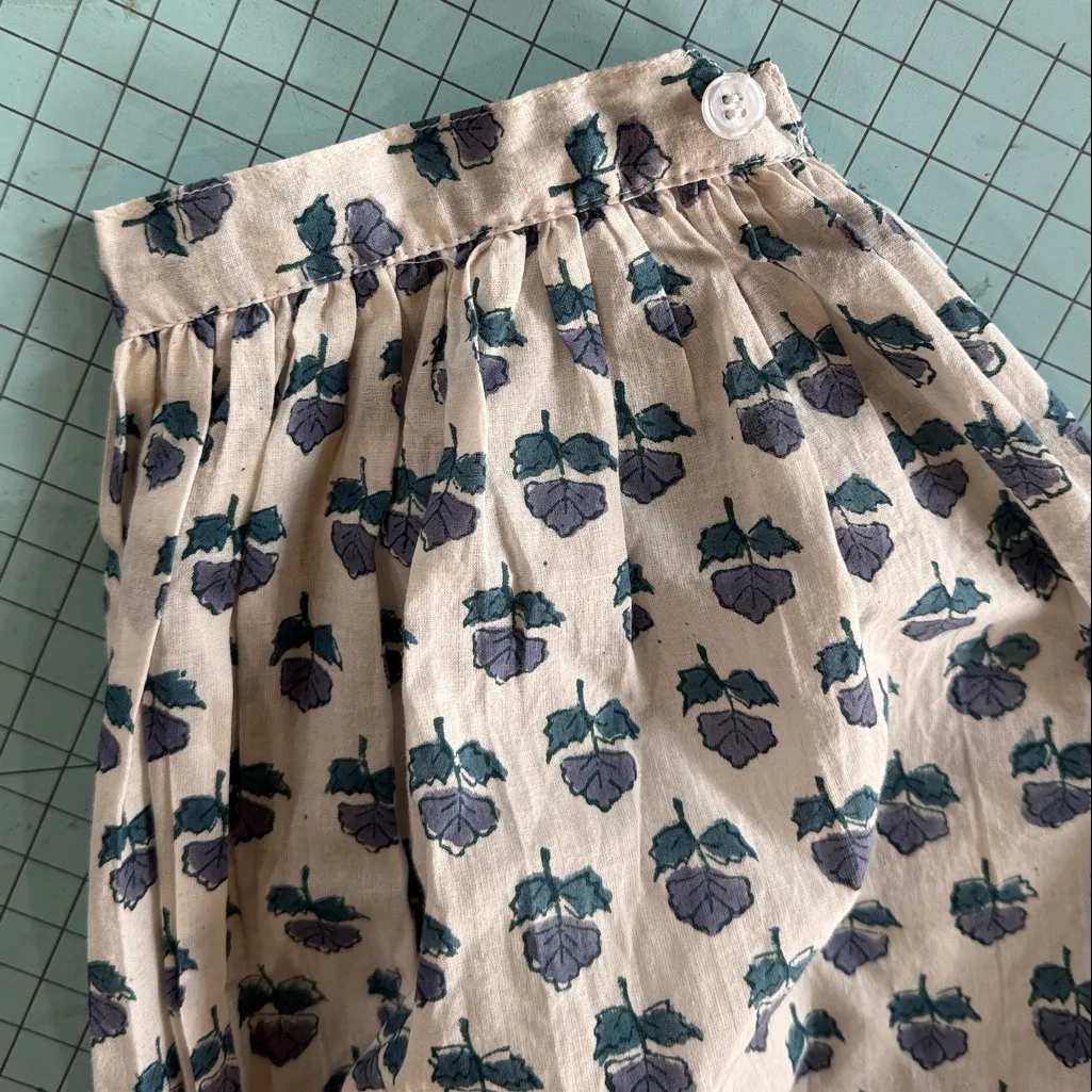 Marea casita dress Elegant Blue and White Patterned Mini Dress size S NWOT - Image 9