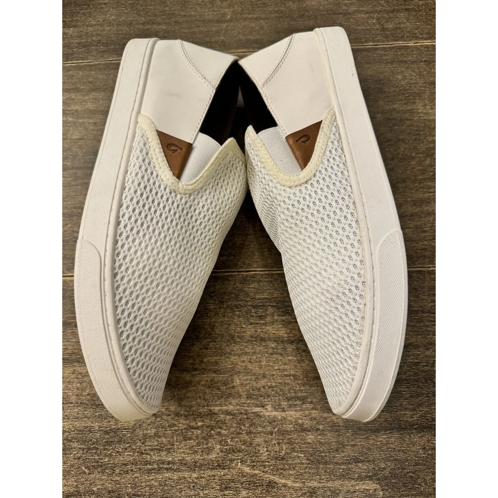 Olukai Pehuea‎ Bright White Sneaker Slip - Image 3