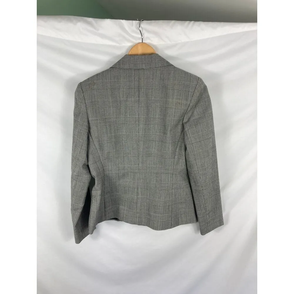 1.STATE Plaid Blazer Jacket Size 2 - Image 4