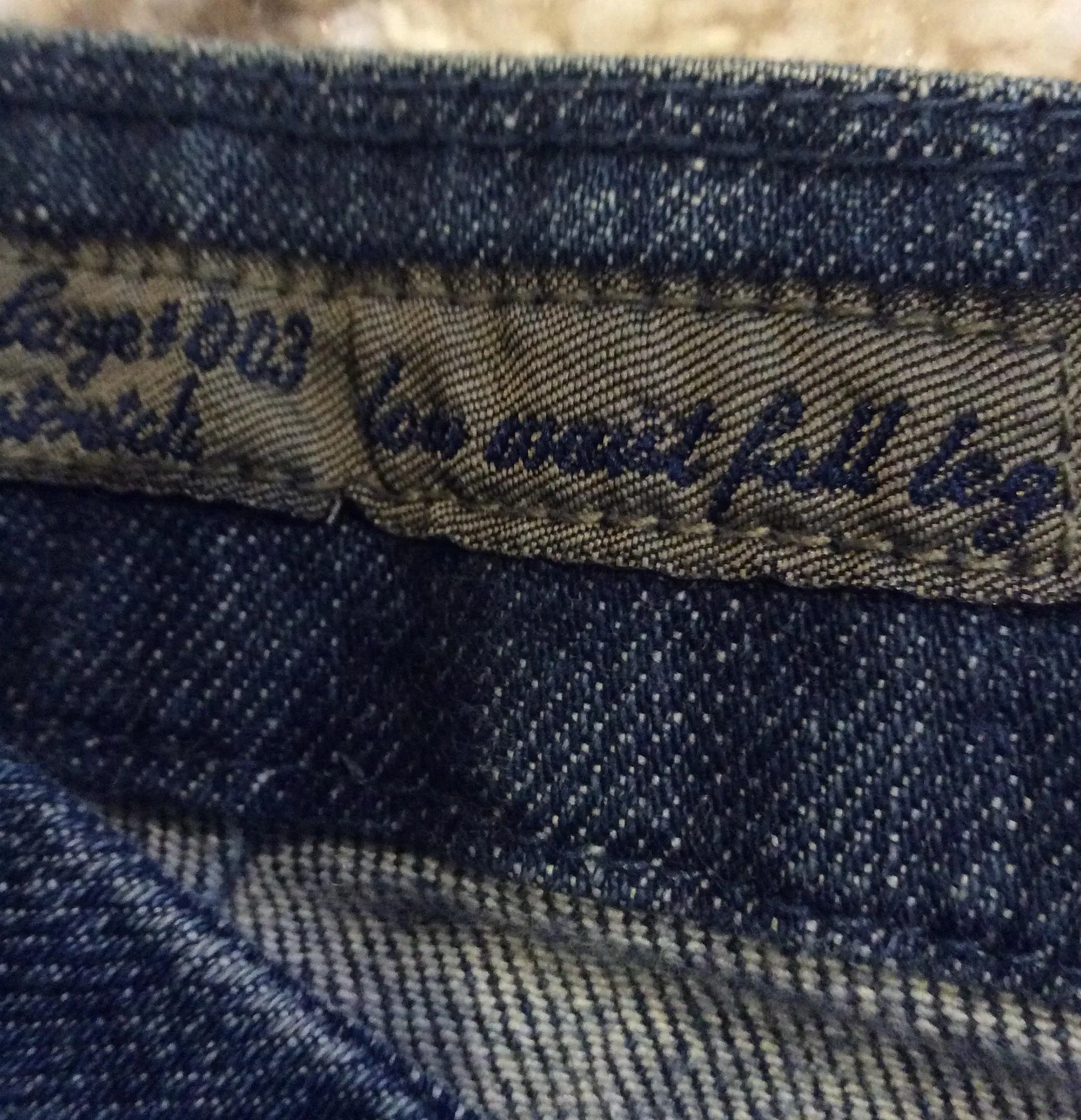 Jeans Low Waist Full Leg Size 27 - Image 8