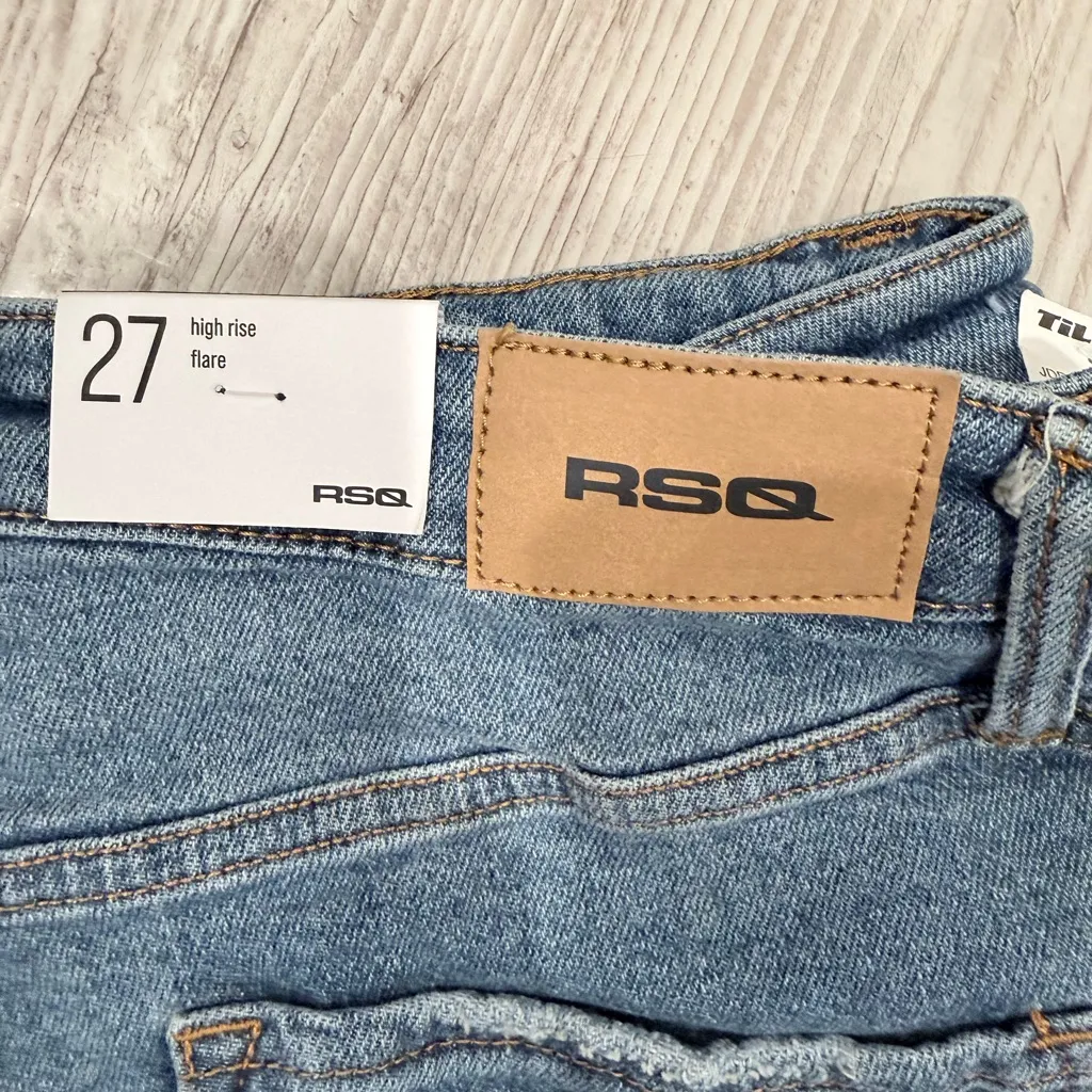 RSQ Denim High Rise Flare Jeans - Image 2