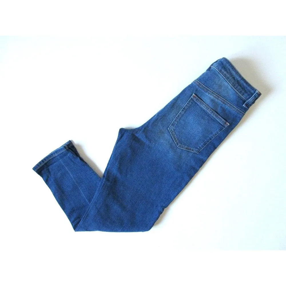 NWT ASOS Farleigh High Waist Slim Mom in Medium Blue Stretch Jeans 30 - Image 4