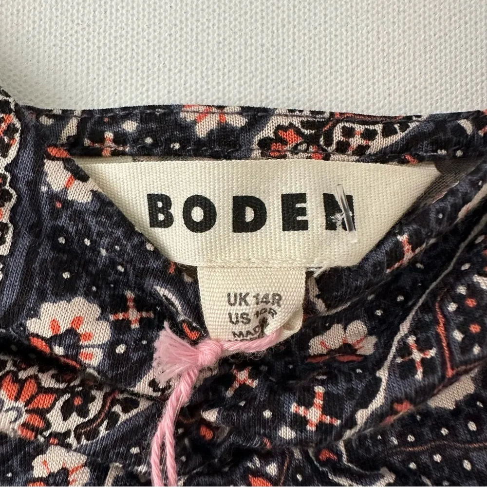 Boden Women’s Sweetheart Jersey Mini Dress Size 14R - Image 8