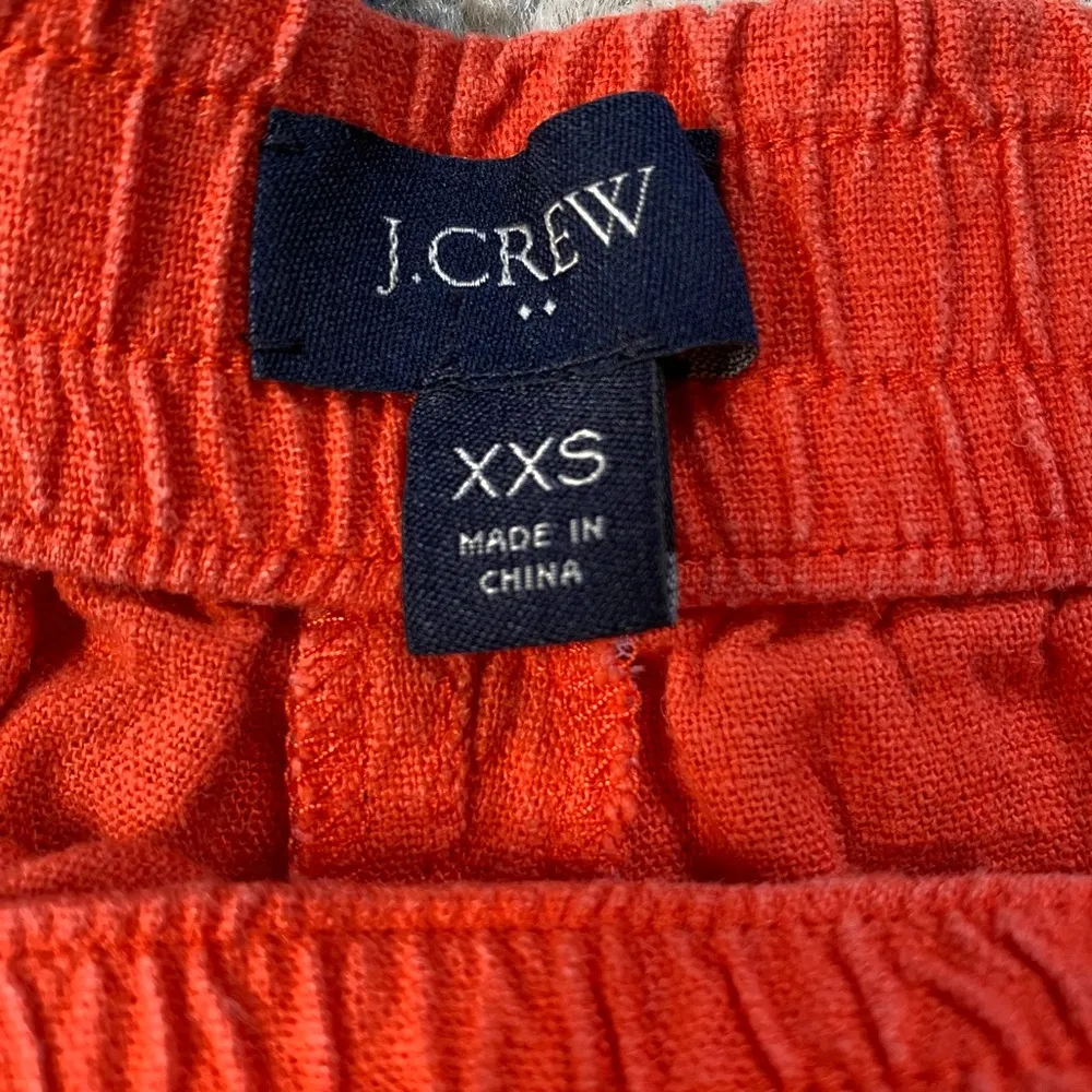 J Crew Linen Blend Drawstring Shorts - Image 3