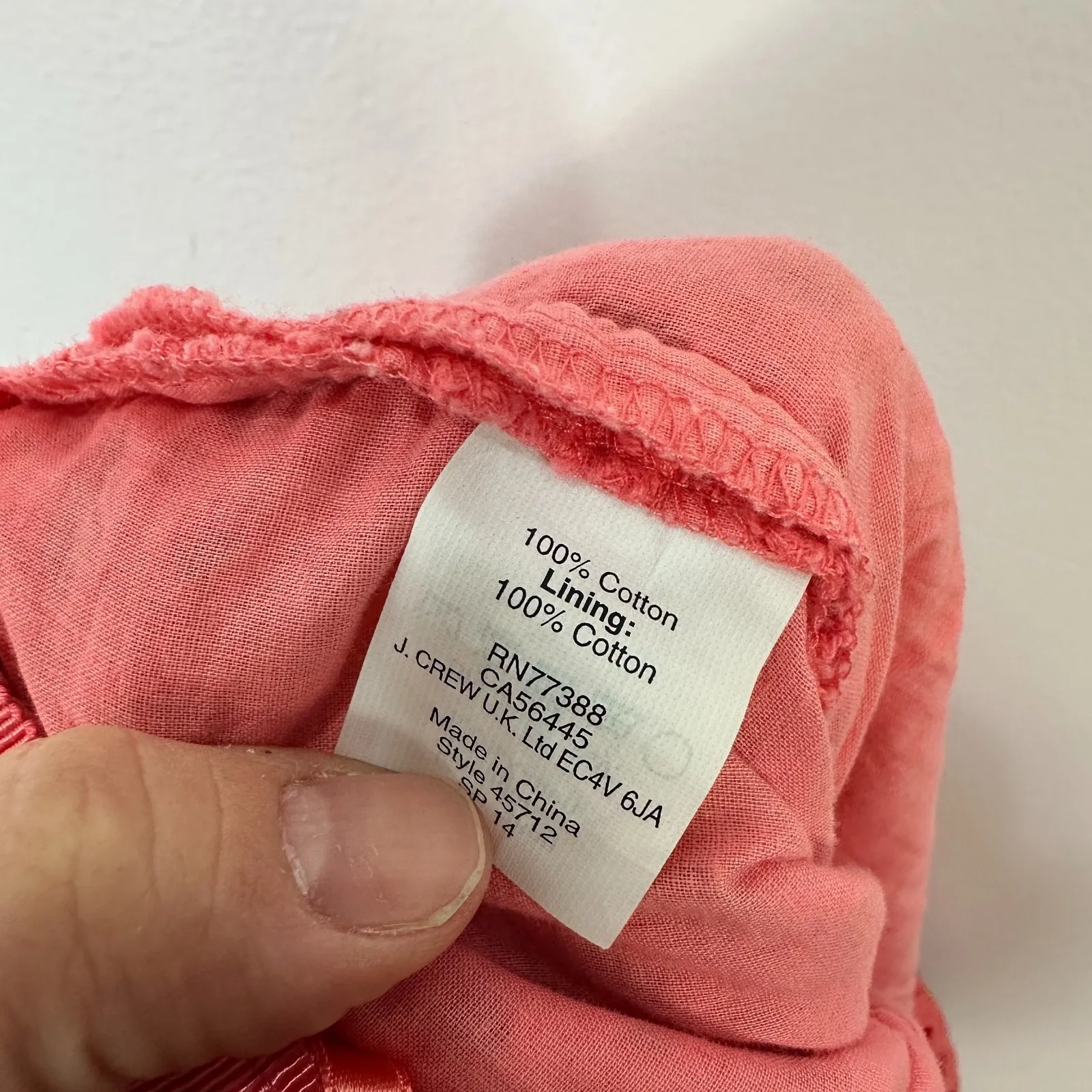 J.Crew Mini Skirt Womens 8 Pink Eyelet Cotton Preppy Country Club Coastal Resort - Image 6