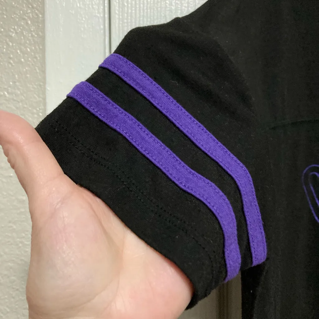 Campus Lifestyle Colorado Rockies Black & Purple Short Sleeve Shirt - Image 7