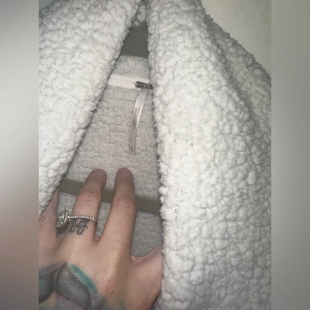 FREE PEOPLE Josephine Fleece Lined Jacket In Blue - Image 7