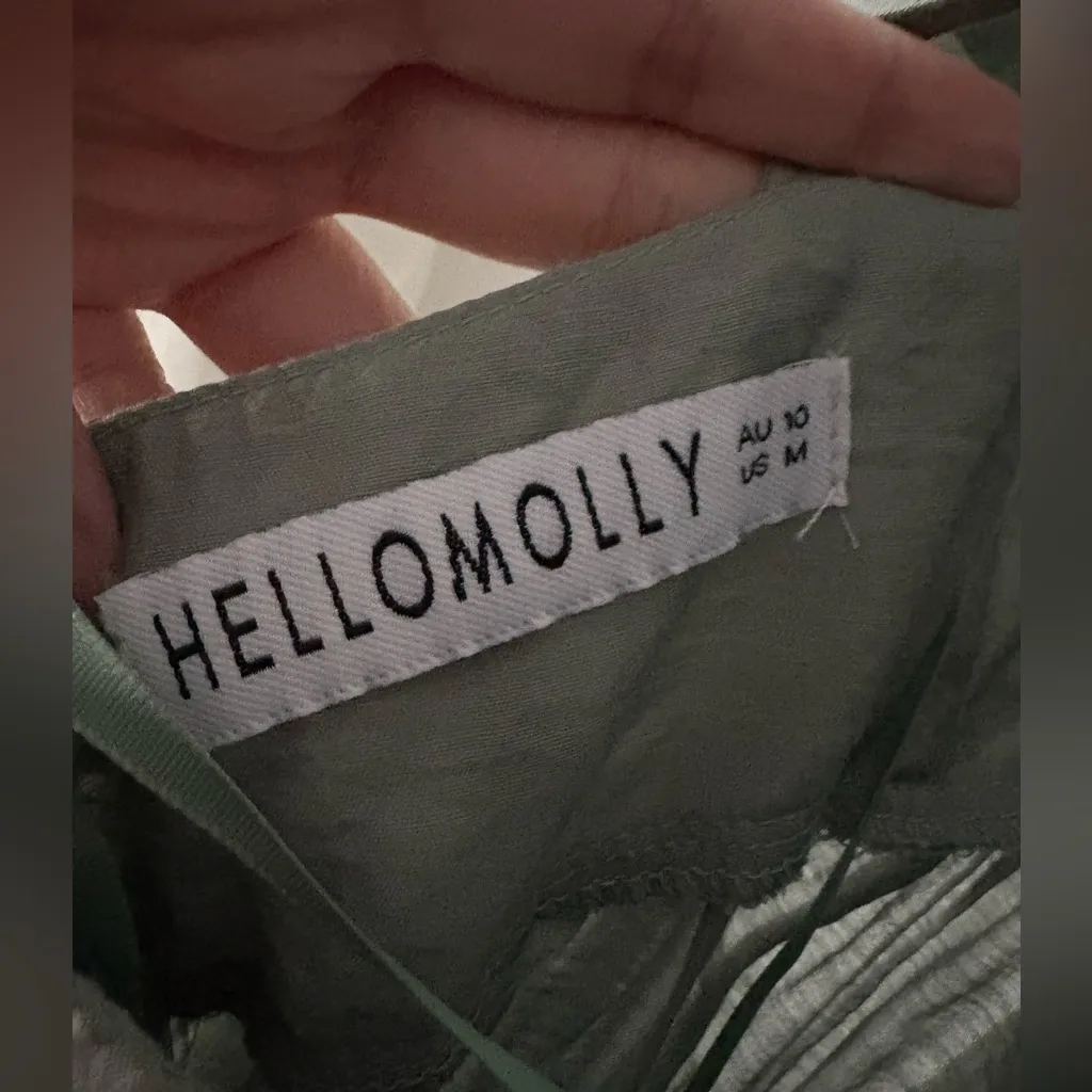 HELLOMOLLY Hello Molly over the limit halter maxi dress women size M - Image 9