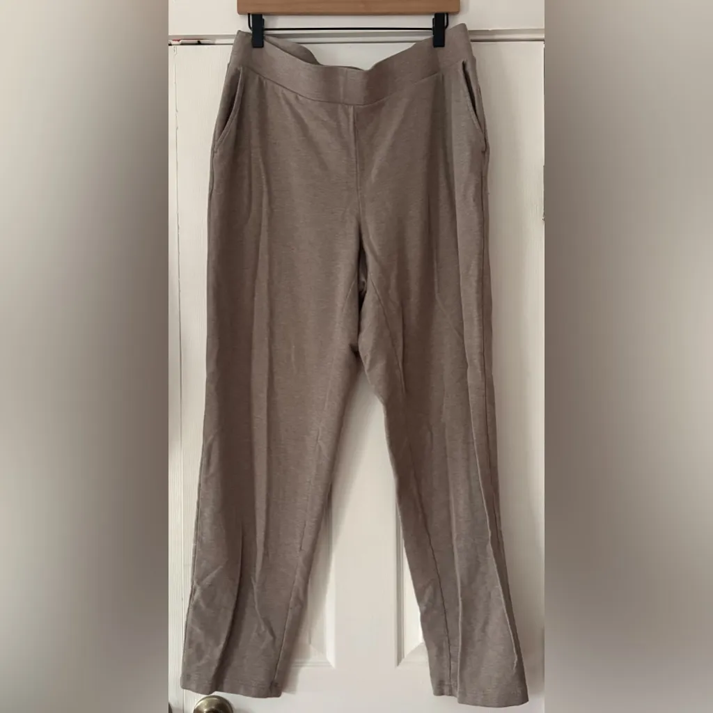 J.Jill Affinity French Terry Pants Size XL EUC Gray - Image 2