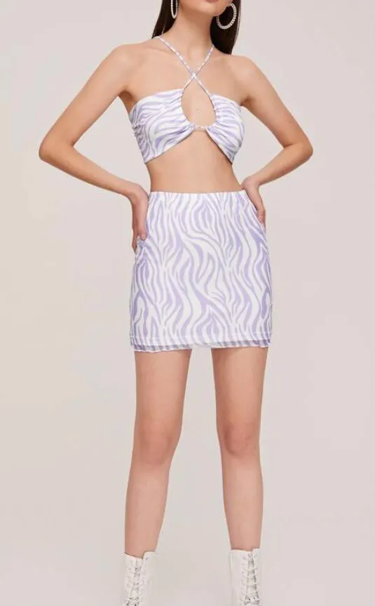 Zebra Two Piece Set Size XS - Image 2