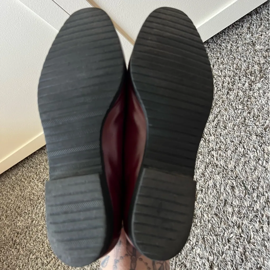 Bottega Veneta Women’s Intrecciato Braided Bordeaux Leather Loafers Size 6.5 - Image 6