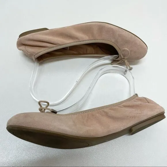 Steve Madden Nude Ballet Flats Size‎ 7.5 Suede - Image 7