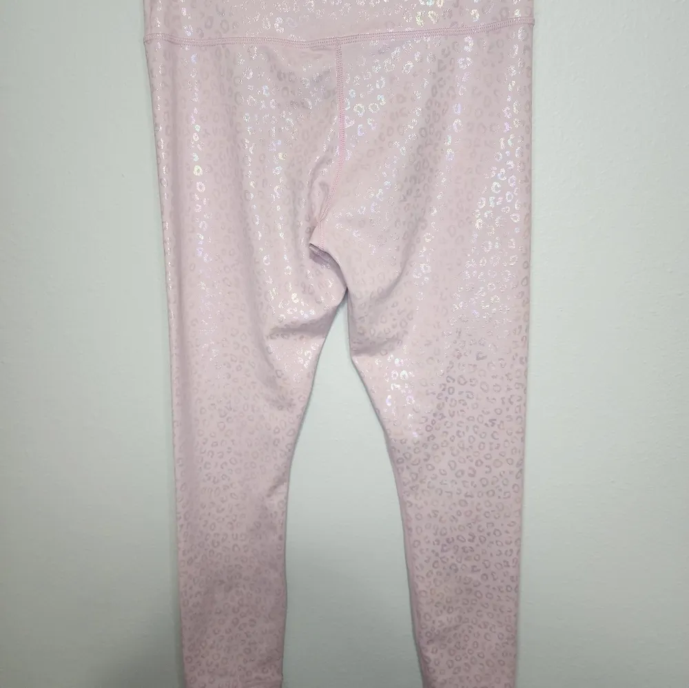 ZYIA Pink Leopard Unicorn Light N Tight High Rise 7/8 lenght 6-8 - Image 5