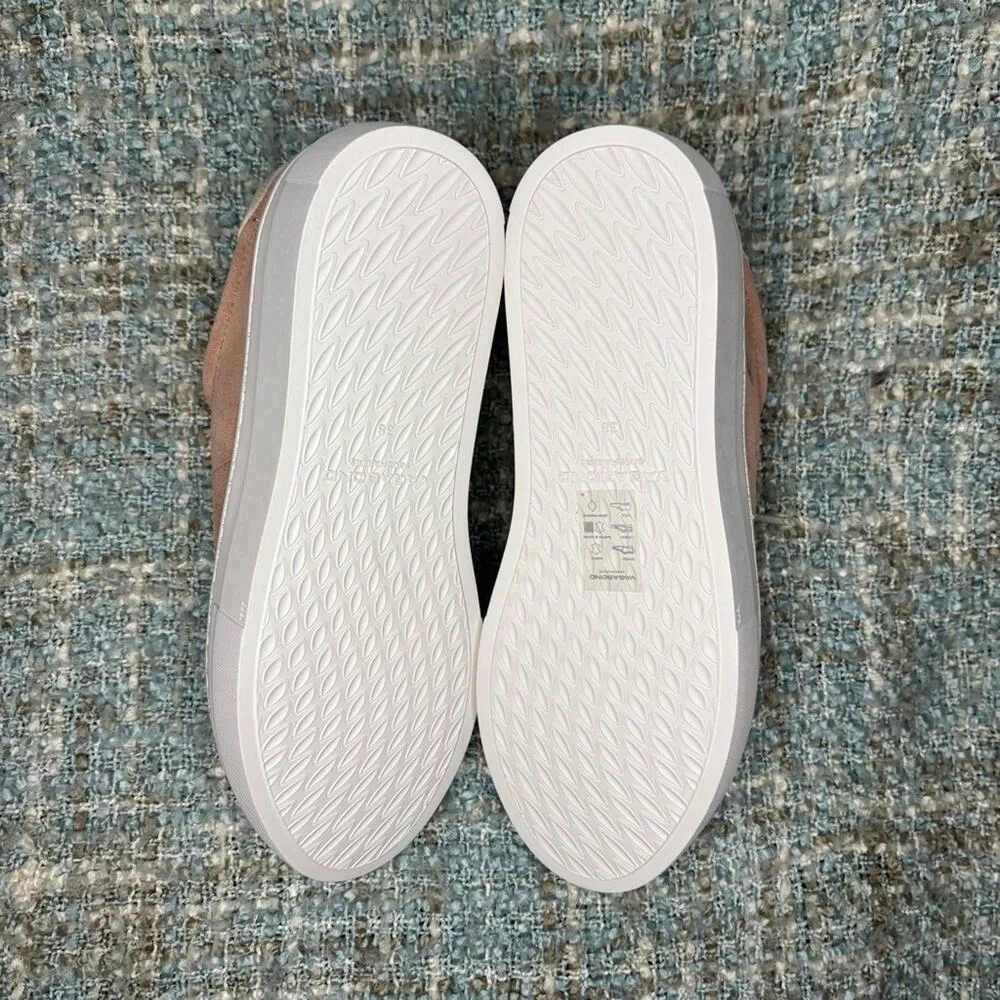 Vagabond Shoemakers Zoe Suede Platform Sneaker in Dusty Pink - Image 9