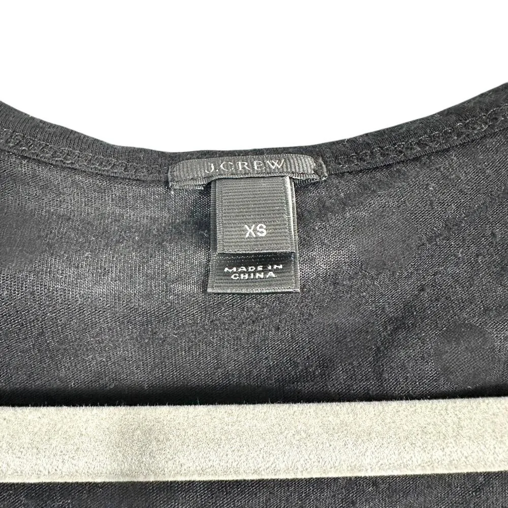 J Crew Black Lightweight Dressy Casual Tank Top XS - Image 3